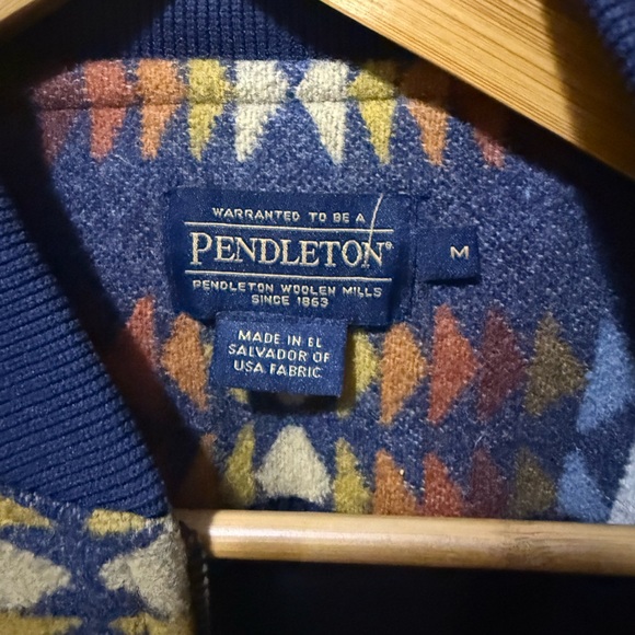 Pendleton Blue Patterned Jacket - Picture 3 of 5